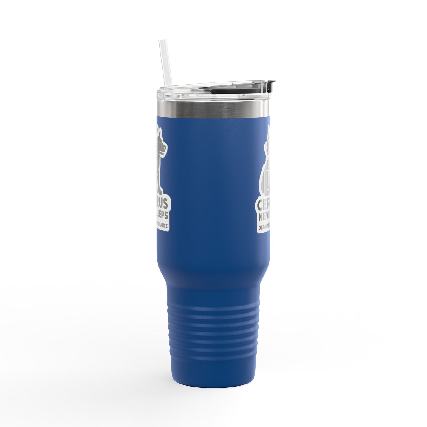 Cerberus Never Sleeps™ - 40 oz Insulated Travel Mug (Printed in the USA)