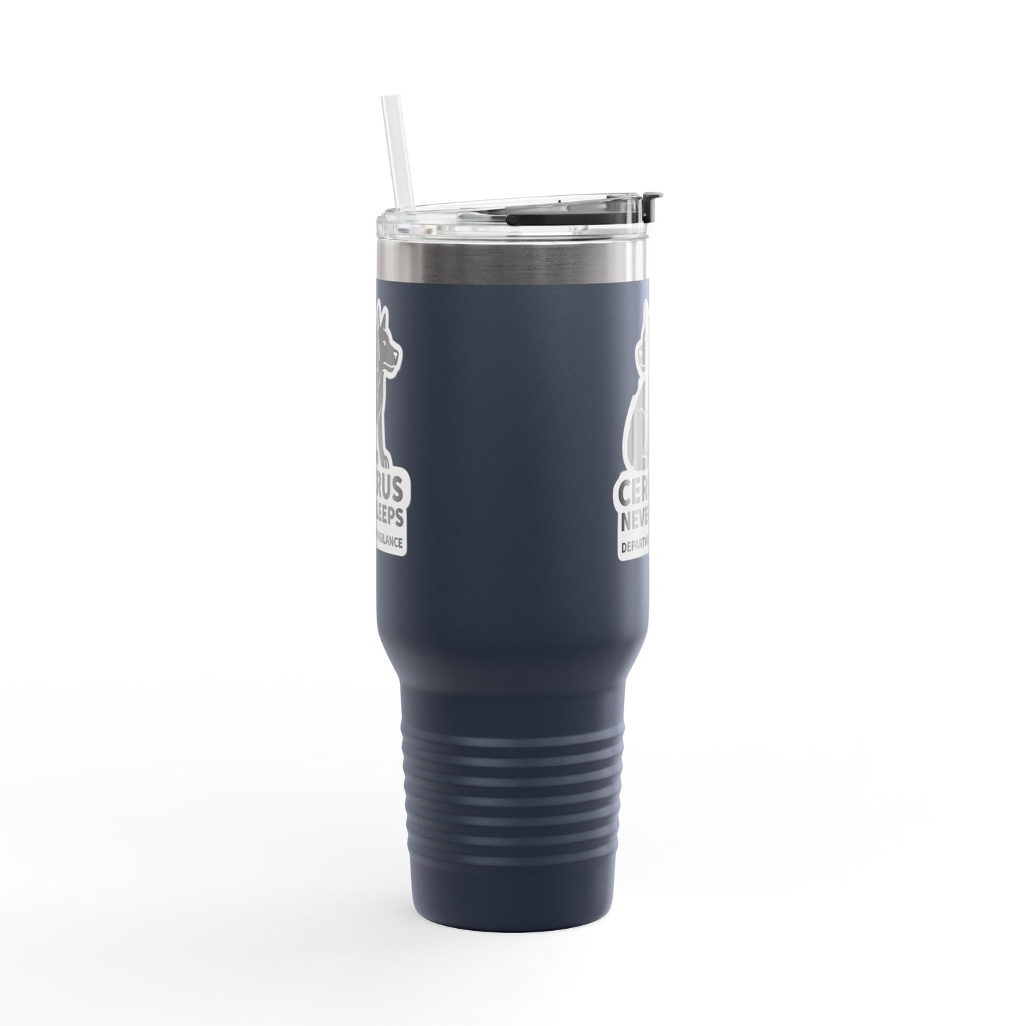 Cerberus Never Sleeps™ - 40 oz Insulated Travel Mug (Printed in the USA)