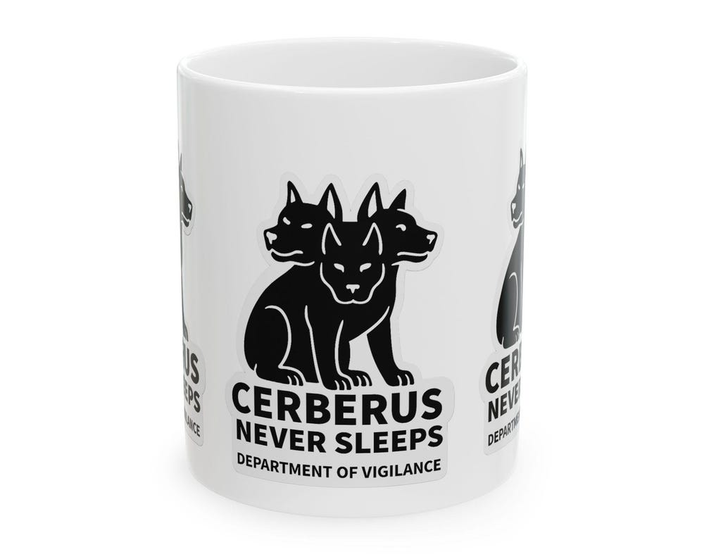 The Cerberus Never Sleeps – Ceramic Mug